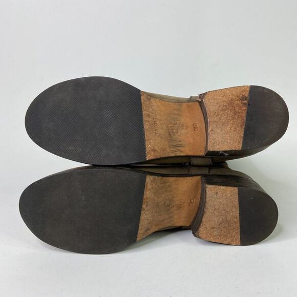 Cole Haan Air Leora Mid Calf Leather Buckle Boots 9.5 - Picture 4 of 8